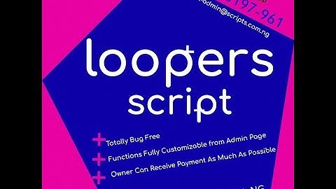 OFFICIAL Loopers Script Clone Instructional Video