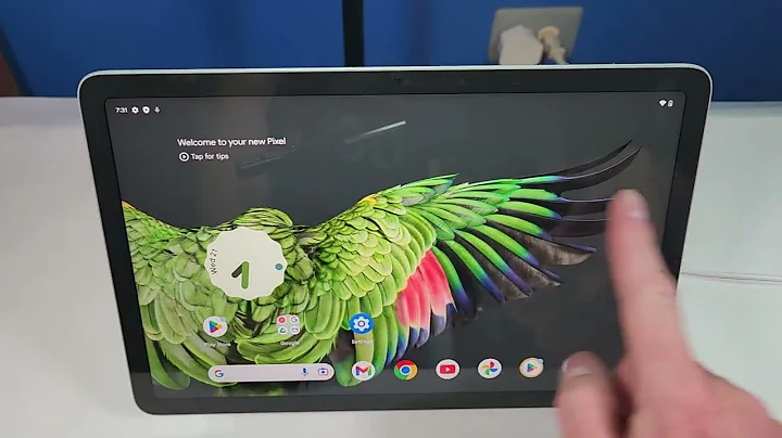 Google Pixel Tablet Unboxing And Setup