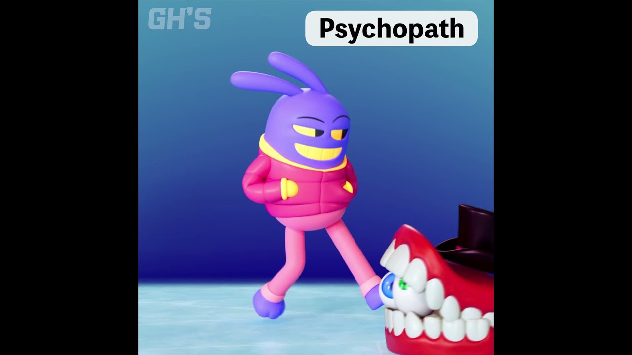 NORMAL vs PSYCHOPATH 4   THE AMAZING DIGITAL CIRCUS TADC  GHS ANIMATION