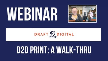 WEBINAR: D2D Print - a walk-thru for Print on Demand (POD)