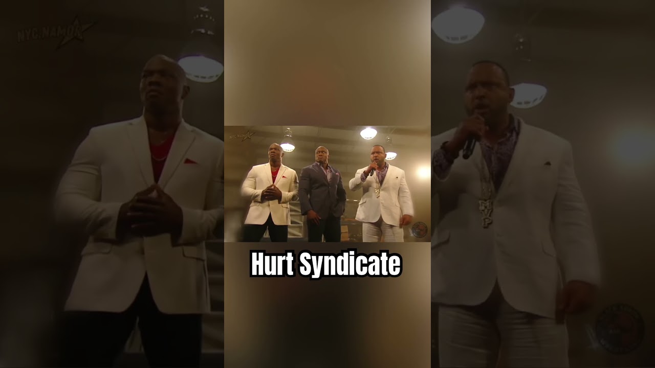 Cutting a promo for the Hurt syndicate #wwe #wwetalky #aew #wrestling
