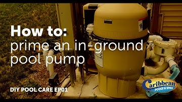 How to prime your pool pump