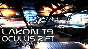 Elite: Dangerous - Walking Around The Lakon Type 9 with the Oculus Rift