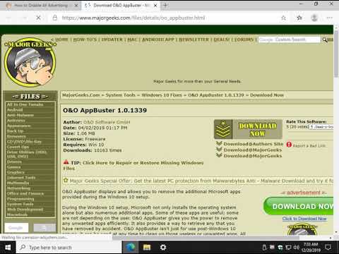 How to Disable All Advertising and Sponsored Apps in Windows 10