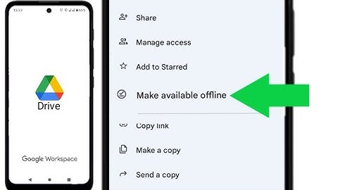 how to make files available offline in google drive