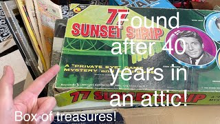 40 years in an attic! What is inside this box?!?