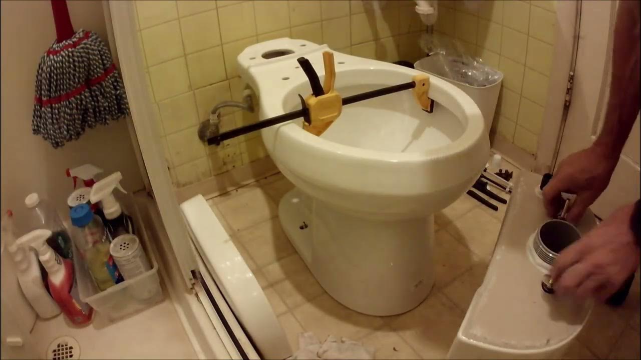 how to replace toilet useful trick YouTube