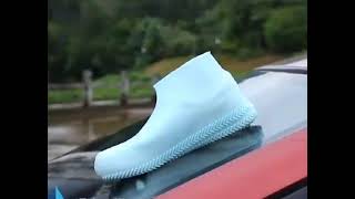 Silicone WaterProof Shoe Covers Unisex Shoes Protectors Reusable Non Slip Rain Boot Overshoes Shoes