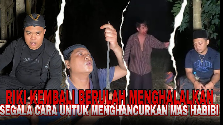 🔴LIVE | KURANG AJAR RIKI MENGHASUT BAYAK ORANG UNTUK MEMUSUHI DAN MEMBENCI MAS HABIBI❓️