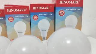 Hinomaru lampu led bulb 18 watt HIN-Q8018 18W CAHAYA PUTIH COOL DAYLIGHT 6500K