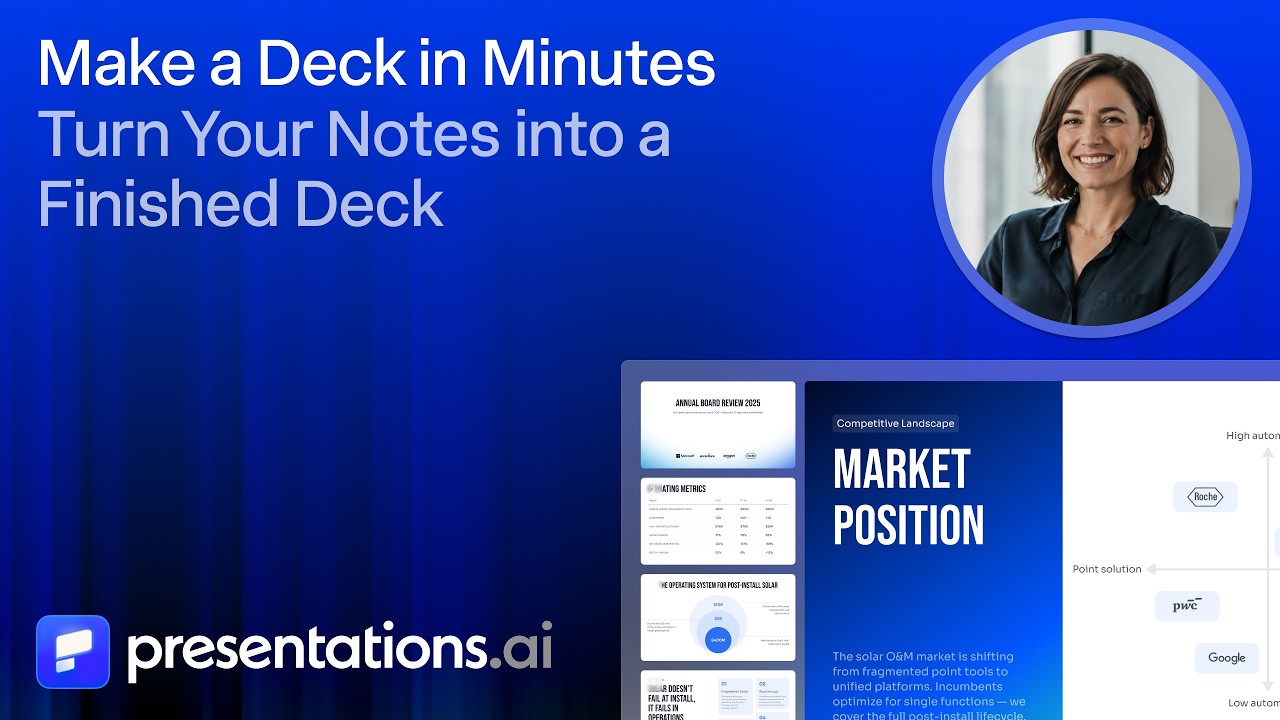 How to Make a Presentation with AI in Minutes | Presentations.AI — video thumbnail