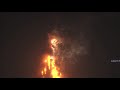 CCTV/TVCC fire in Beijing (HD version) 北京央视大楼着火 - close-up of fire explosion