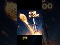 🚀 BNB Hits $1,000! | All-Time High 💥🔥#BNB #CryptoNews #BinanceCoin #BNB1000 #Altcoins #CryptoUpdate