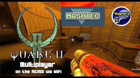 RG350 - Quake II Multiplayer Gameplay over WiFi