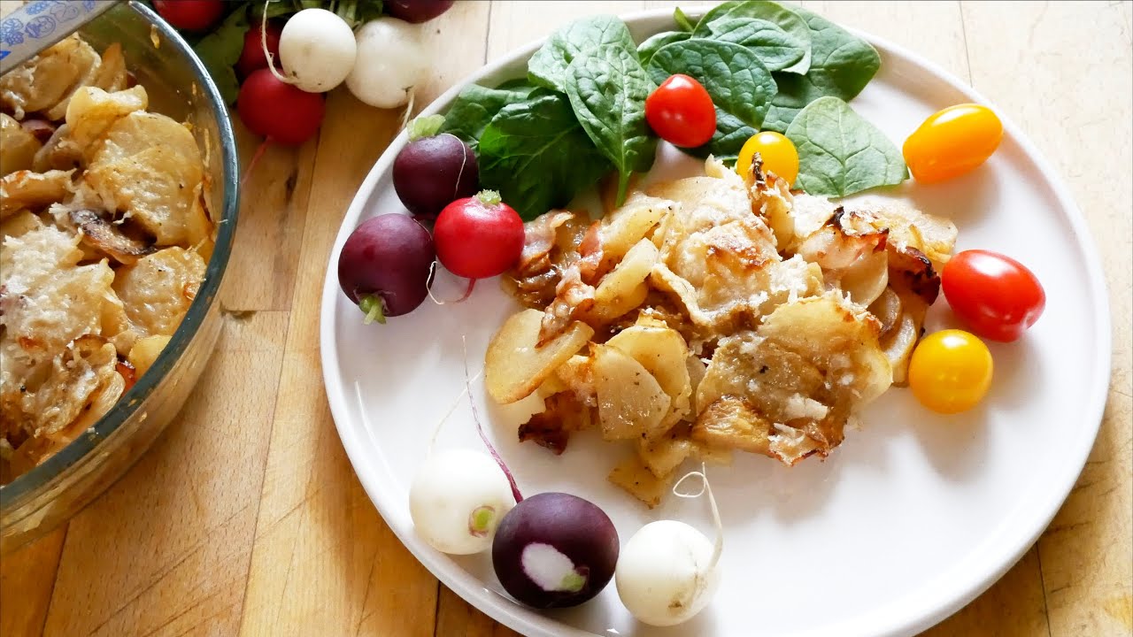 Gratin de navets au parmesan