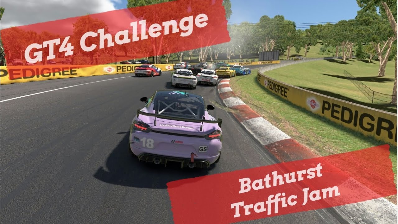 GT4s at Bathurst I no commentary I Sim Racing ASMR