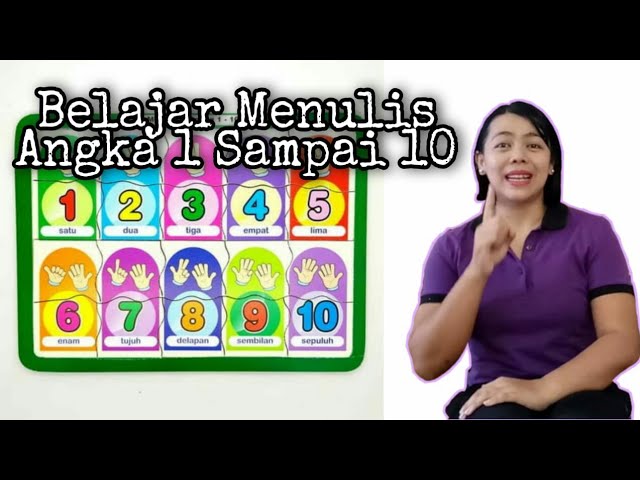 Belajar Menulis Angka 1 Sampai 10 Bersama Bu Nonik || Belajar Menulis Angka 1 sampai 10 Dengan Benar class=