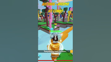 TROLLING My Brother With the Adetunde + Whisper Kit Combo in Roblox Bedwars