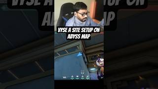 VYSE A SITE SETUP ON ABYSS #valorant #valoranttips #vysesetup #valorantricks