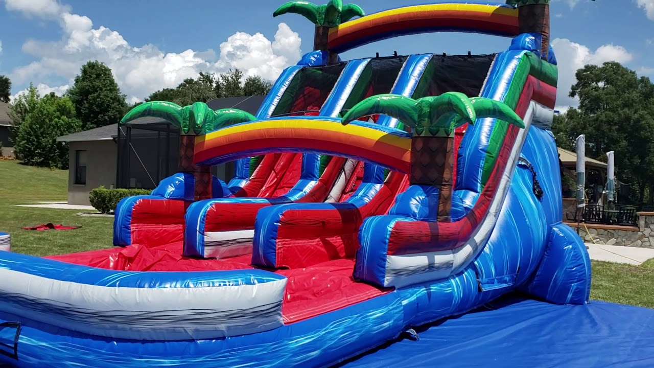 double lane road width in india NEW 1 of a Kind Baja Splash Double Lane Water Slide FOR SALE - BounceWater Sales