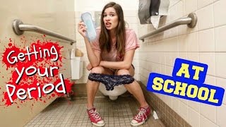 GETTING YOUR PERIOD AT SCHOOL | Hacks!!!