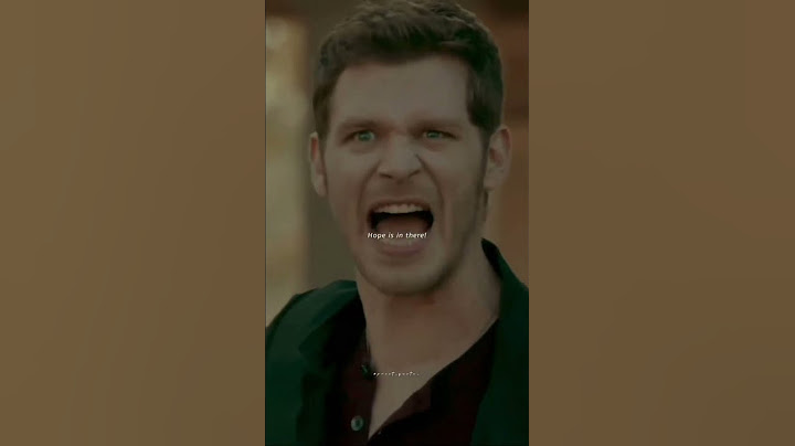 That time when Elijah feared 😨from Klaus😈 || The Original || #elijah #klaus