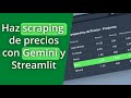 Crea un rastreador de Precios haciendo scraping con la IA de Google Gemini