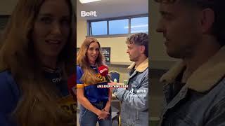 A proud Tipp woman this evening!! 👏💙💛@Sean Carroll caught up with @Una Healy   @Beat102103