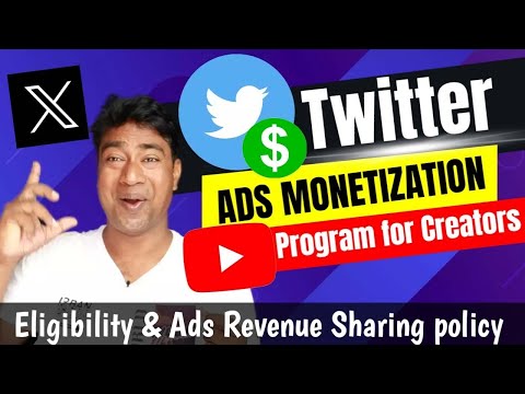 Twitter X Launched Ads Monetization Revenue Sharing program for Content Creators in India- Apply Now