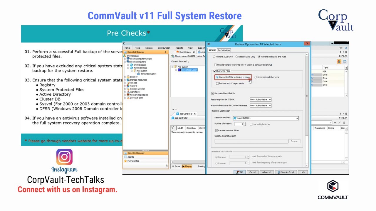 commvault exchange public folder restore