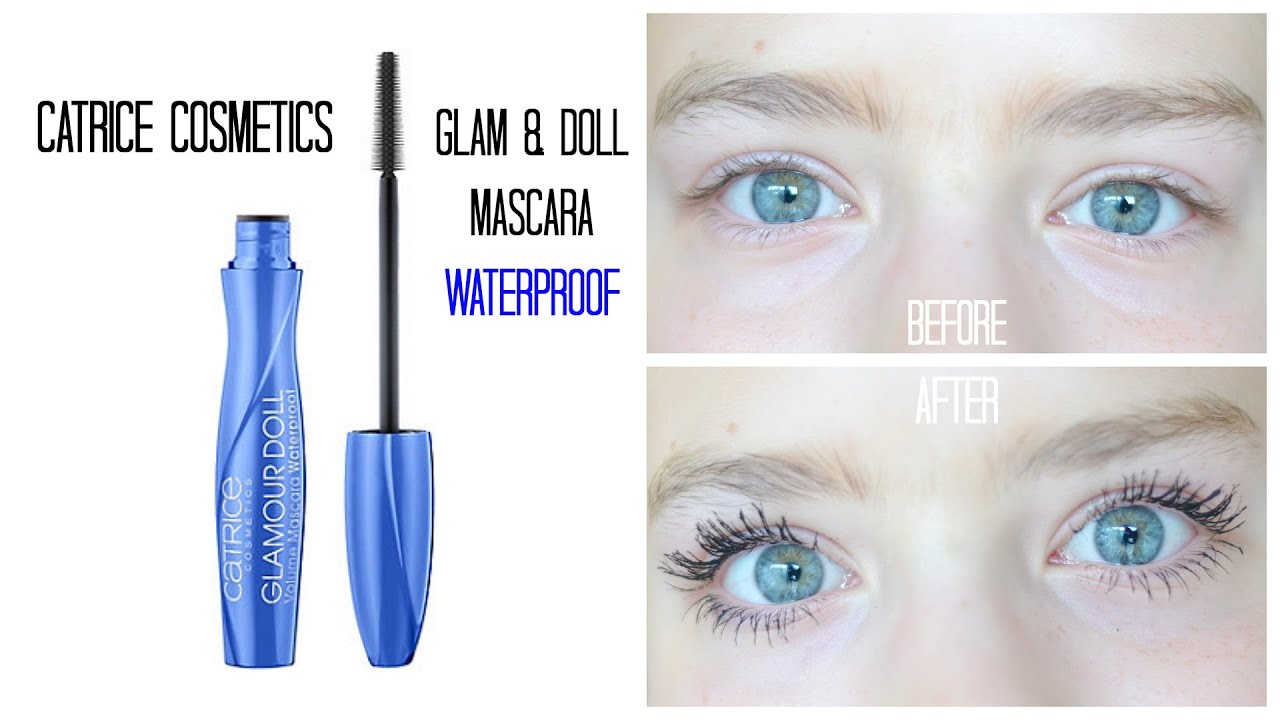 Review: Catrice Cosmetics Glam & Doll Mascara Waterproof - YouTube