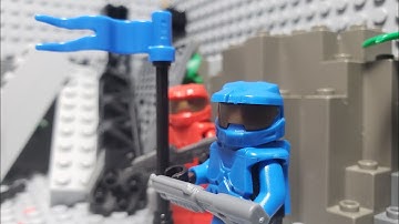 LEGO Halo: Red vs Blue - Capture the Flag | LEGO Brickfillm