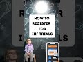 Ikf trials  season 4  registration