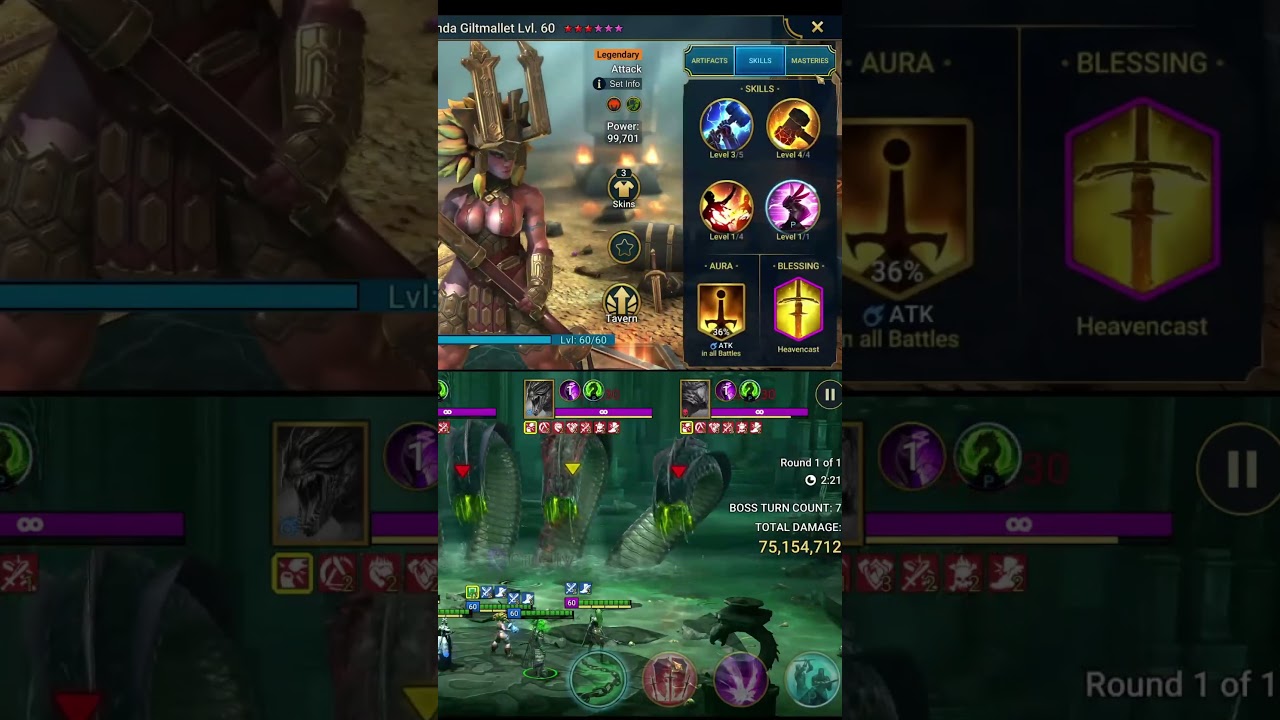 50 миллионов урона по гидре за 1 минуту 