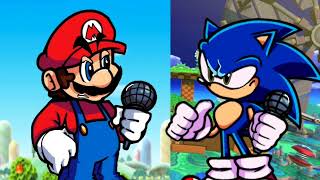 Mario vs Sonic [The Console Wars] FNF