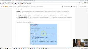 CS 210 zyBooks Ch 1 Overview