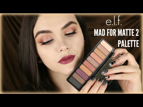 ELF MAD FOR MATTE 2 Palette Review & Tutorial!