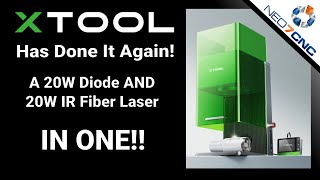 xTool F1 Ultra Laser Engraver Announced! A 20W Blue Diode AND 20W IR Fiber Laser In ONE Machine!