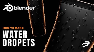 Make EASY Water Droplets with Geometry Nodes in Blender