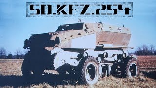 Sd.Kfz.254: редкий колесно-гусеничный бронеавтомобиль Вермахта