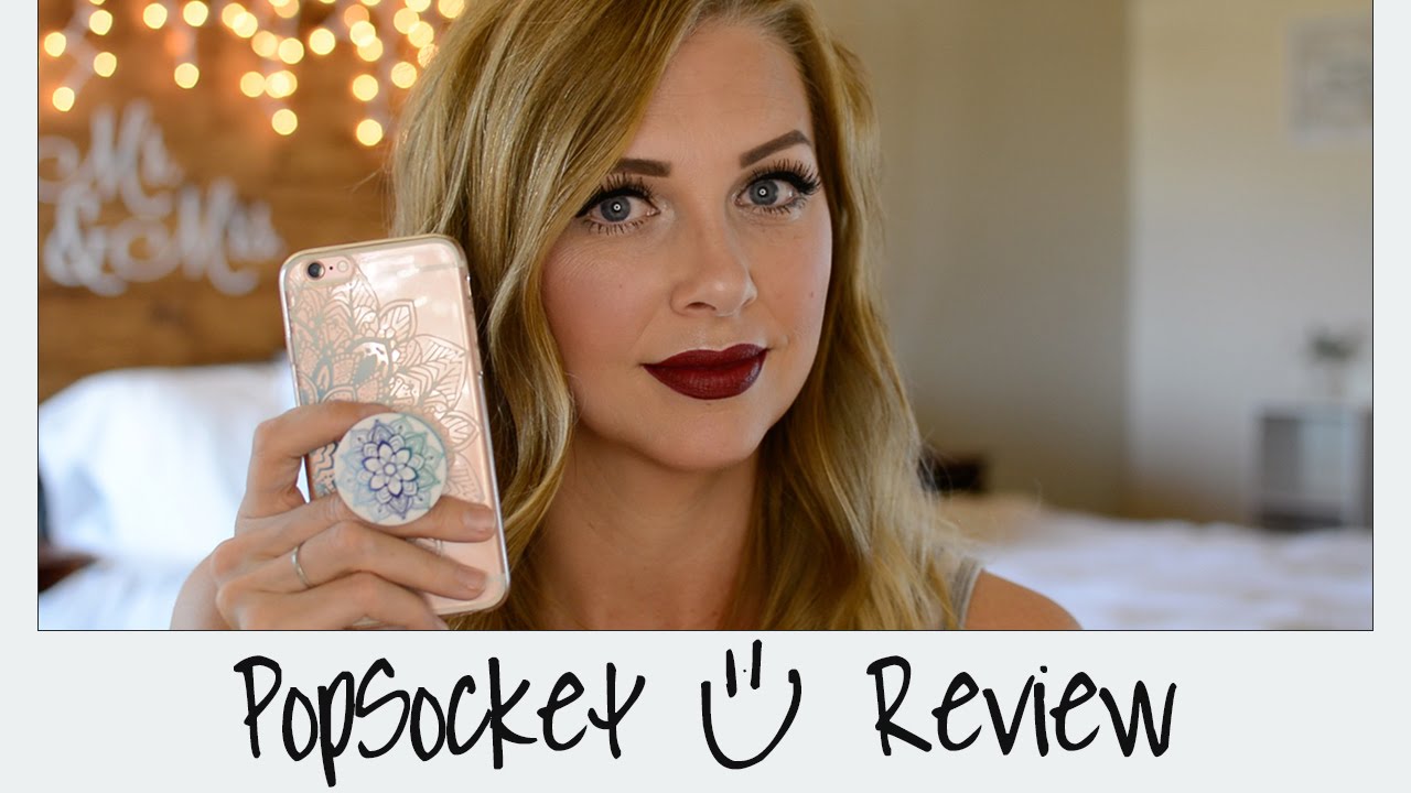 PopSockets Cell Phone Accessory ︎ First Impression || Review - YouTube