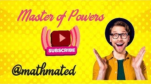 negative power calculation/Exponent and Powers/math tricks