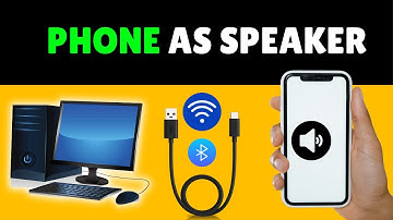 How To Use Android Phone As Speaker For PC & Laptop (USB, WiFi, and Bluetooth) - Full Guide