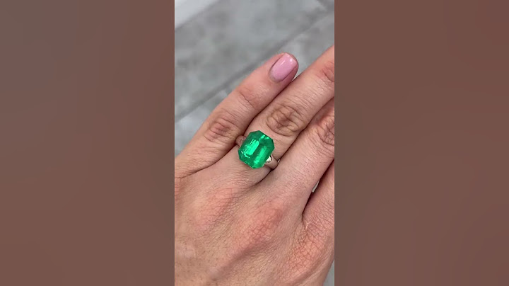 BIG 8.40 Carat 13x11 MM AAA+ Top Grade Fine Quality Loose Muzo Green Colombian Emerald-Emerald Cut