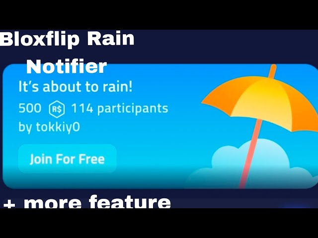GitHub - amprocode/Bloxflip-rain-notifier: Simple script to notify you when  there is a rain at bloxflip.com