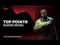 Top 5 points from quadri aruna