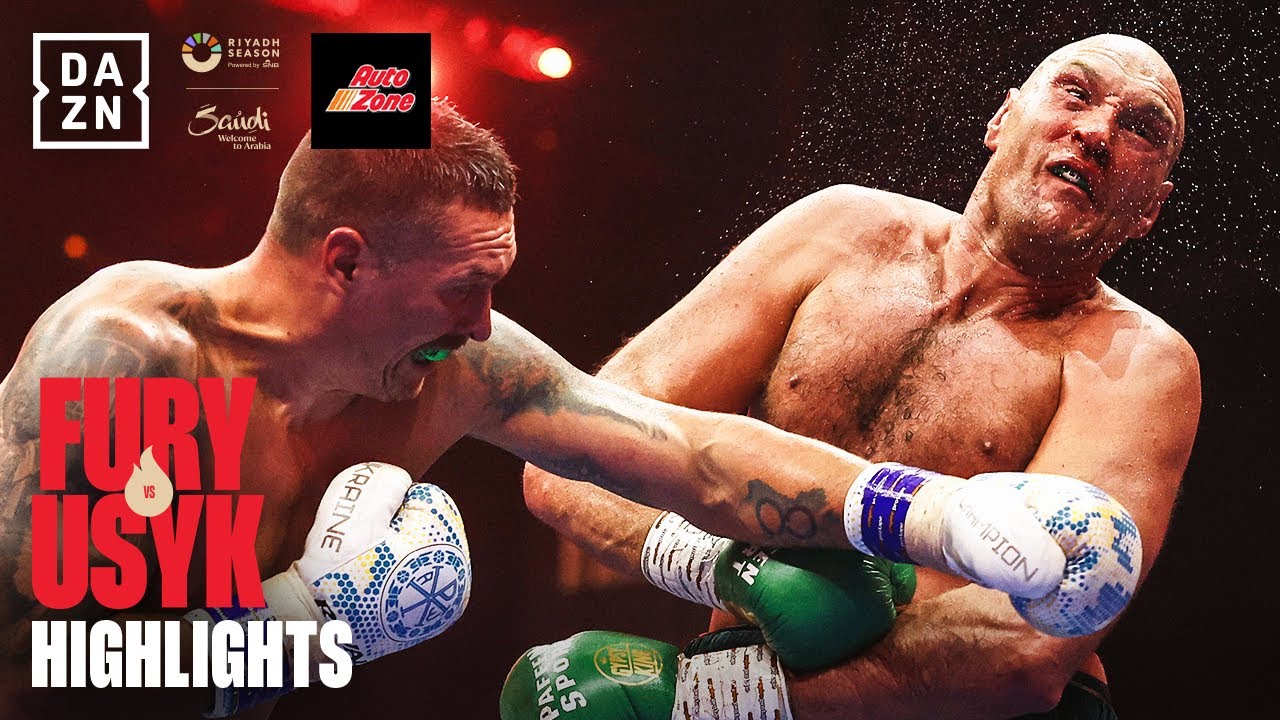 Tyson Fury vs Oleksandr Usyk | Boxen | DAZN Highlights