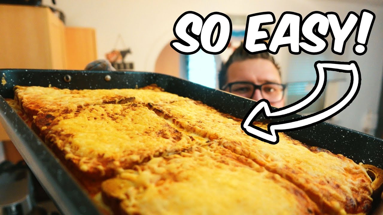 Einfach TOAST in Backofen legen? SANDWICH LASAGNE | bester TOASTBROT Auflauf ever!