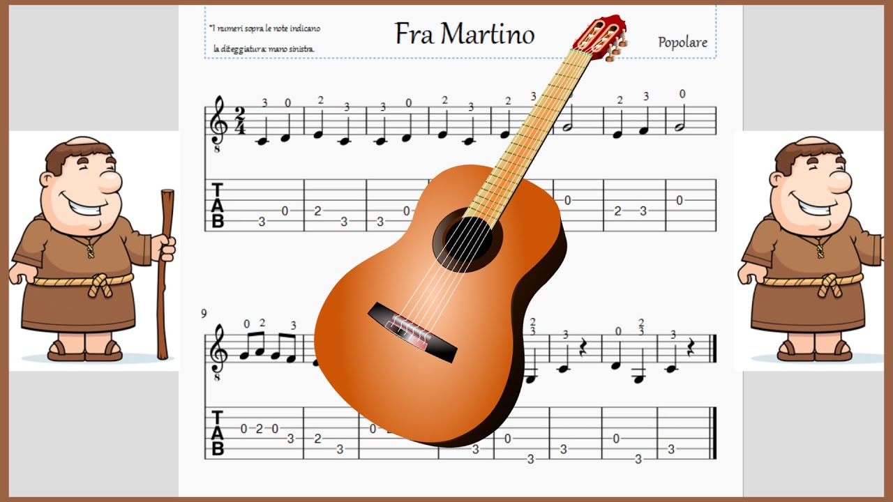 Fra Martino Tab Spartito Gratis Youtube