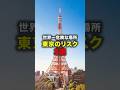 世界一危険な場所東京のリスク3選#災害 #地震